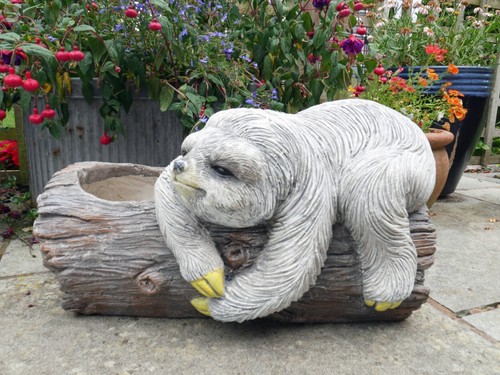 Large sloth planter garden - sloth,