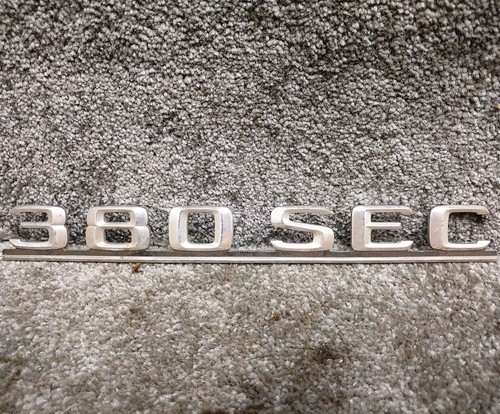 Mercedes w126 380sec boot - 380sec,