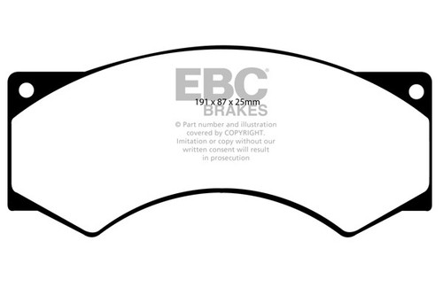 Ebc ultimax front brake - ultimax, pads