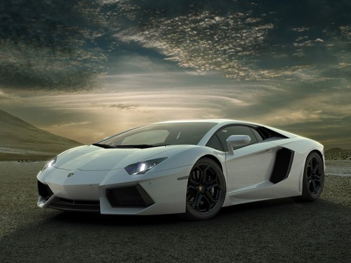 Lamborghini avent white - lamborghini,