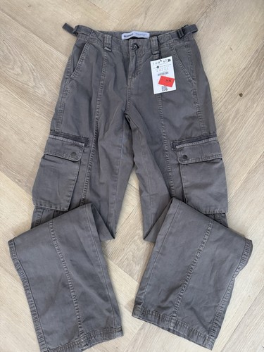 New bershka cargo khaki - new,