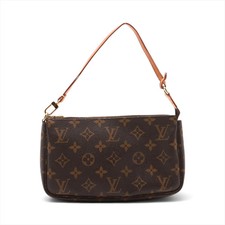 Louis Vuitton Monogram Pochette accessoir M51980 Brown
