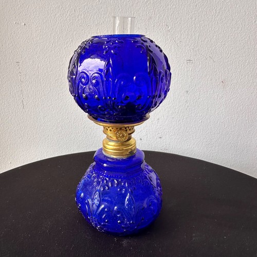 Antique cobalt blue - blue, pressed