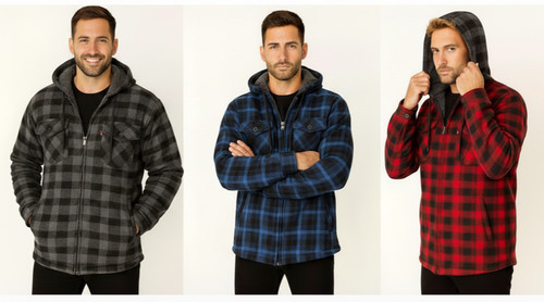 Padded shirt fur - fur, lined