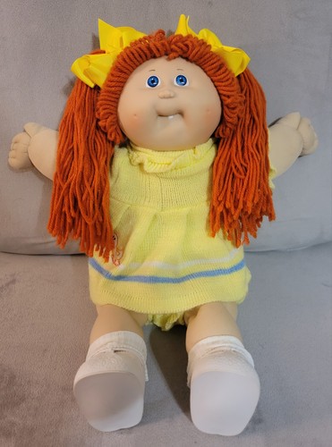1985 cabbage patch kid - cabbage, -red