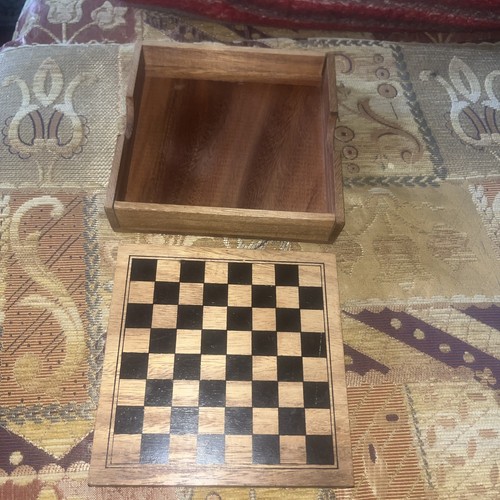 Vintage wooden chessboard - vintage,