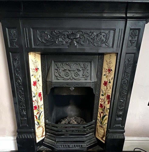 Black antique style cast iron - black,
