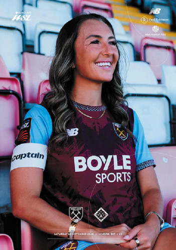 Wsl match programme - 12/09/26,