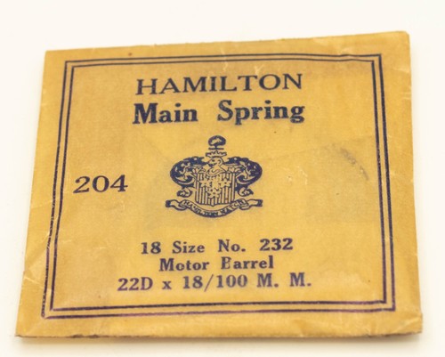 Hamilton main spring 204 18 - spring,