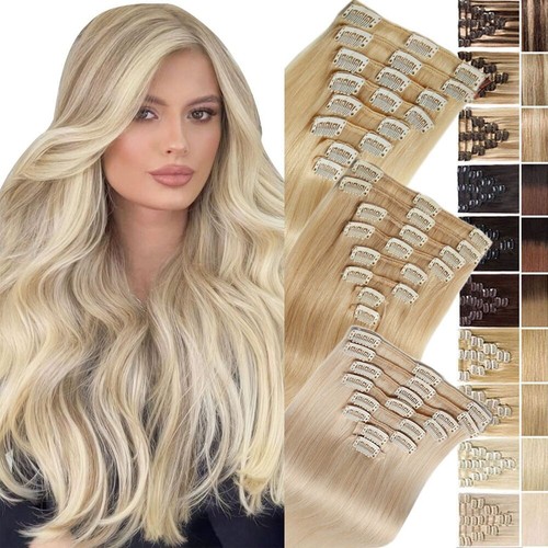 Double weft clip hair - double,