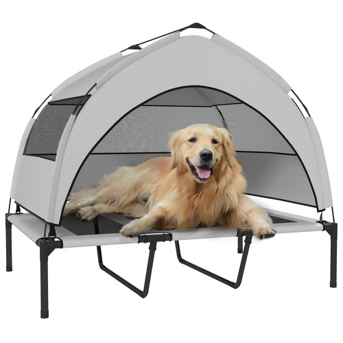 Pawhut portable elevated dog - portable,