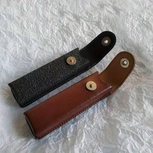Leather glasses case slim - case,