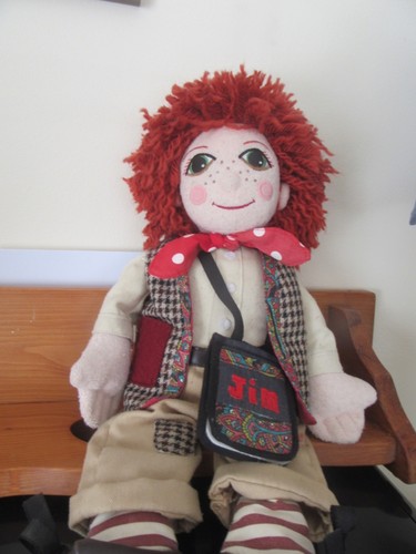 Vintage jim rag doll - vintage,