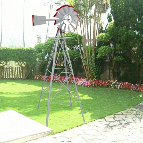 8ft windmill ornamental - 8ft, garden