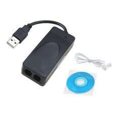 New Dual RJ11 Ports USB 56K