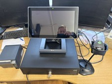 Aures J2 225 Touch screen Epos System Black Cielo Cash drawer + Epson printer