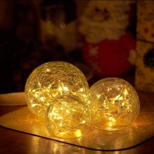 Zodight Glass Ball Lights Set