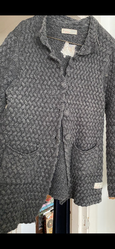 Odd molly grey cardigan chunky - molly,