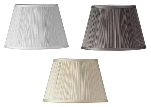 Mushroom pleated silk effect - mushroom,