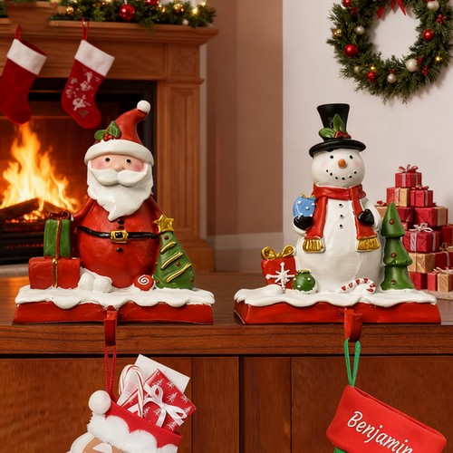 Christmas stocking holder clip - holder,