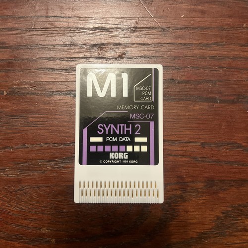 Korg synth rom card - korg,