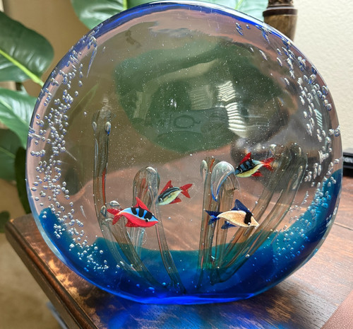 Murano art glass oscar - 10",