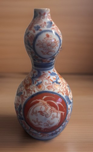 Antique japanese imari double - japanese,