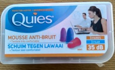 New Quies Hearing Protection Foam Earplugs 3 Pairs