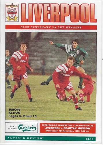 Liverpool spartak moscow - spartak,