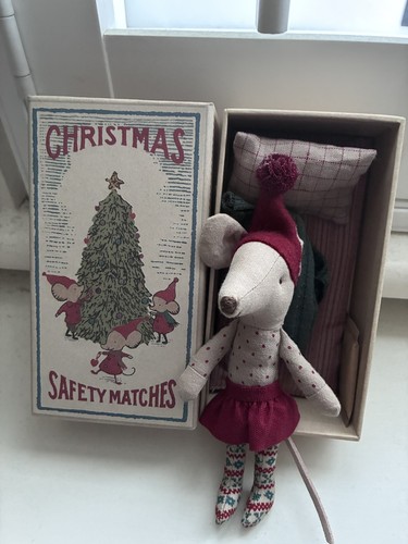 Maileg retired christmas mouse - maileg,