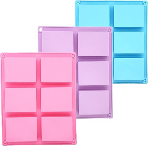 Silicone soap molds - silicone, packs