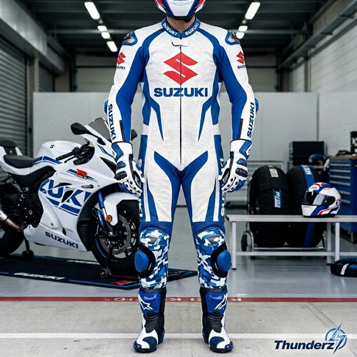 Suzuki motorbike leather - motorbike,