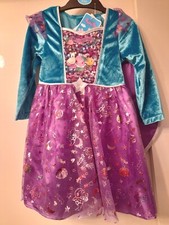 New Peppa Pig World Book Day Halloween Blue Mix Sparkly Costume & Hat 1-2 Years