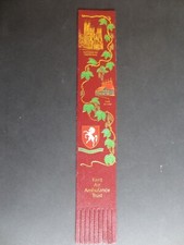  Leather BOOKMARK KENT Canterbury Cathedral Oast House Hop Air Ambulance Trust 