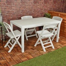 Plastic Rattan Patio Dining