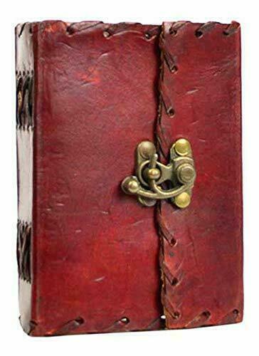 Small leather blank book - leather,