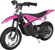 Razor Dirt Rocket MX125 Electric Motocross Bike Pink 12 Volt Ages 7 + Lead Acid
