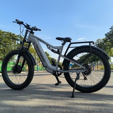 26" Fat Tire Dual Motor 48V 17.5AH Electric Bike for Adults E-Mountainbike