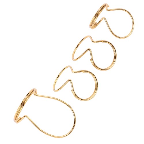 Gold metal guitar thumb pick - metal,
