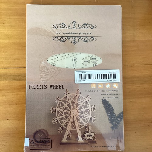 Ferris wheel wooden puzzle - ferris,