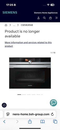 Siemens cs858grs6b built - siemens, built-in
