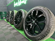 Discovery Sport Evoque HSE 20” Gloss Black Style 5004 Alloy Wheels & 5mm+ Tyres!