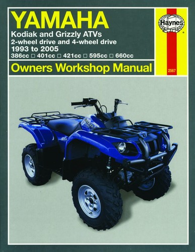 Yamaha kodiak grizzly atvs - kodiak, &