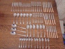 Big Vintage 69 Piece Faux Bone