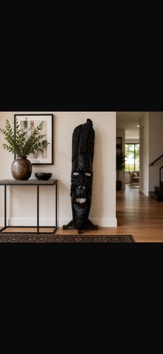 Hand carved african wooden - hand-carved,