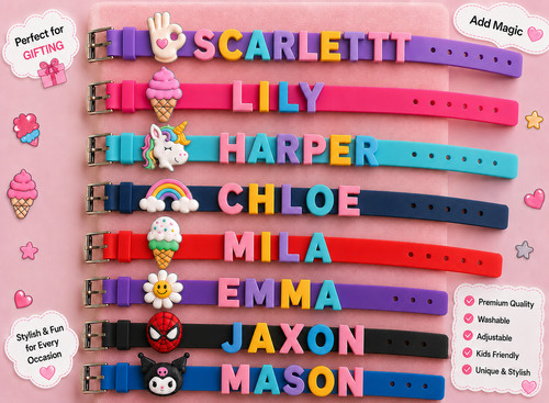 Personalized rakhi bracelet - personalized,