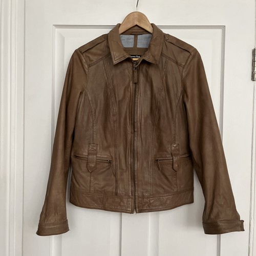 Women leather jacket - leather,