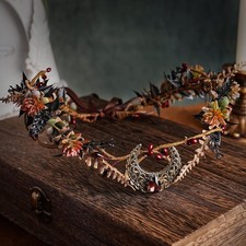 Moon Flower Crown Headpiece -