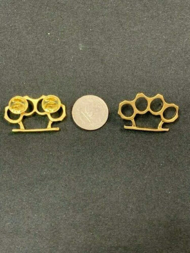Brass knuckles gold plated - "brass, knuckles"