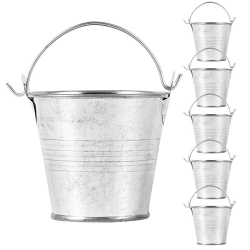 Pcs metal flower bucket - flower, mini